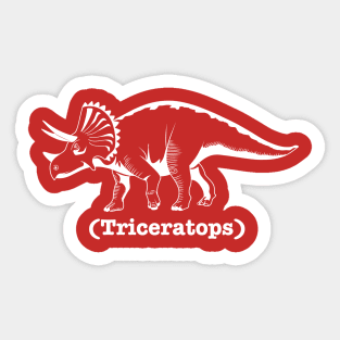 Triceratops Sticker